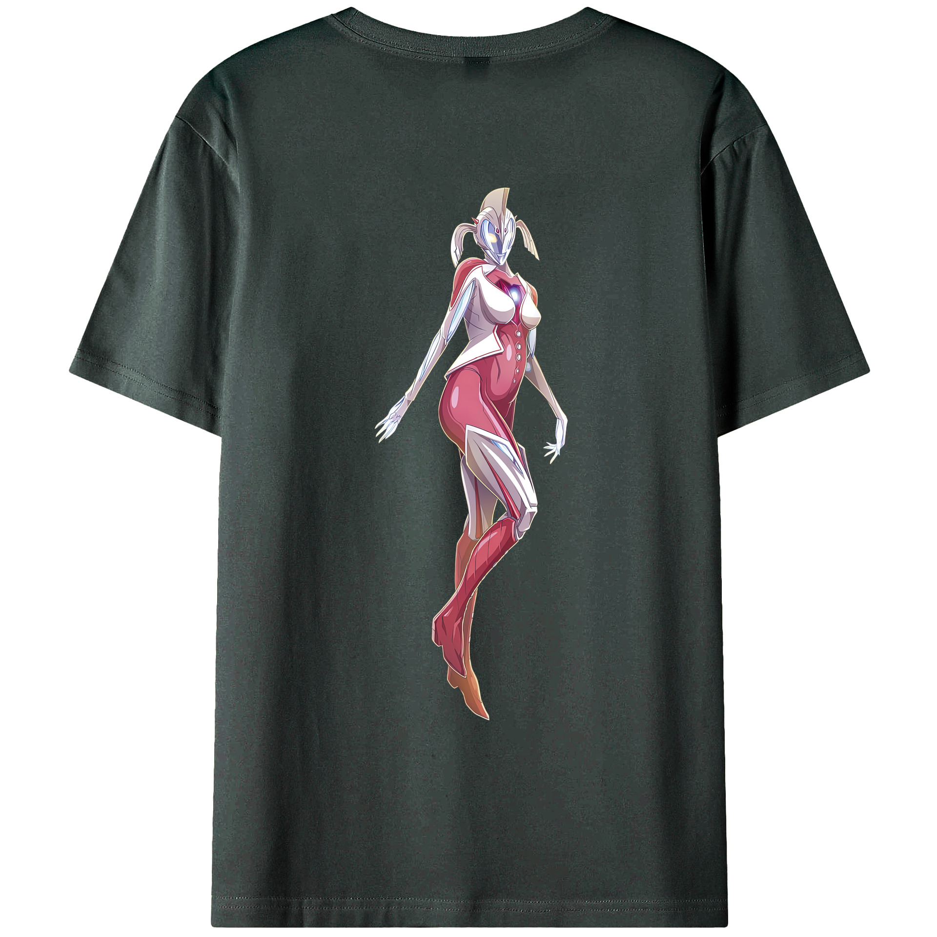 （画像用） ウルトラマン Ultraman 綿100％ メンズ半袖Tシャツ（バックプリント） 通気性